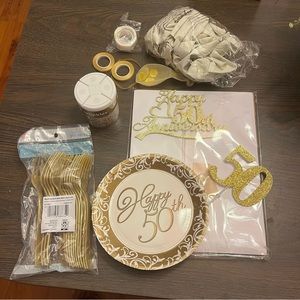 50th anniversary party items
